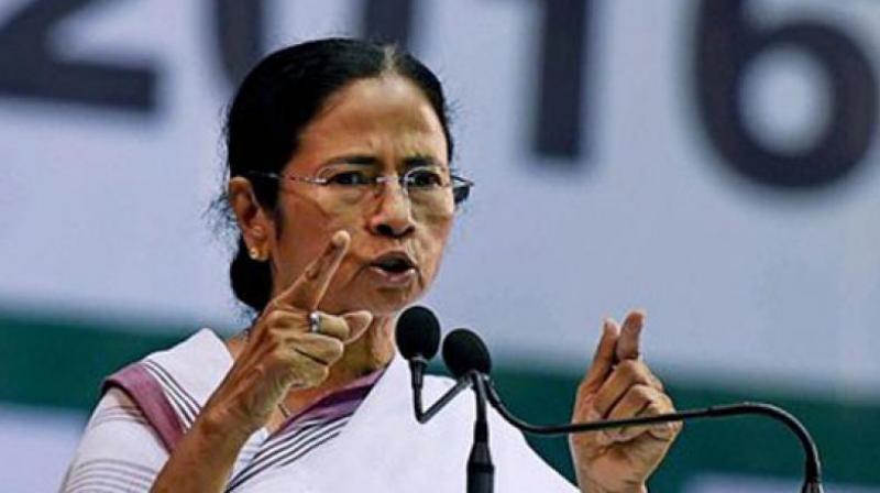 After the announcement of the poll schedule, Chief Minister Mamata Banerjee and panchayat minister Subrata Mukherjee held a meeting at the state secretariat, Nabanna. (Photo: PTI)