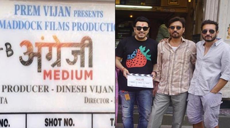 Finally! Irrfan Khan starts shooting Hindi Medium sequel \Angrezi Medium\; see pics