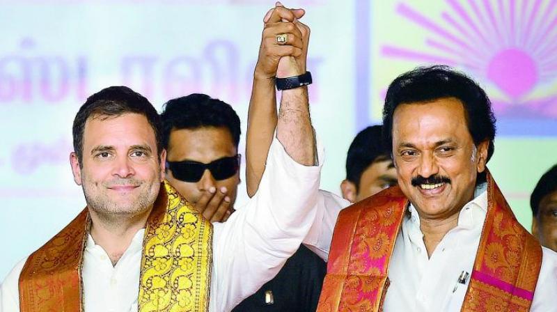 DMK to contest in Vikravandi, Congress in Nanguneri and Puducherry