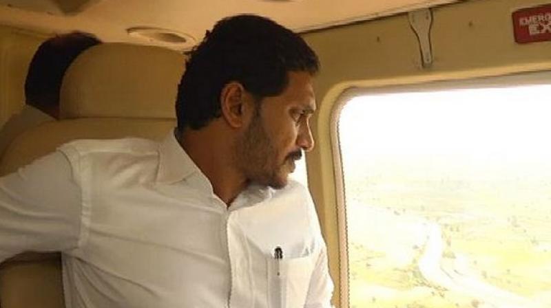 CM Jagan Mohan Reddy conducts aerial survey of flood affected Kurnool district