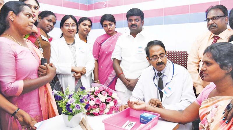 Health minister C. Vijayabaskar inaugurates the Gender Guidance Clinic and Multi-Specialty Clinic for Transgender in RGGG hospital in Chennai on Monday. (Photo: DC)