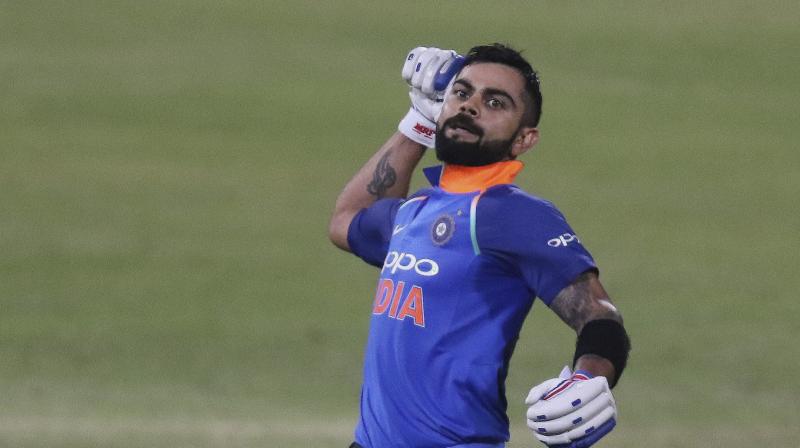 Virat Kohli continued his sublime form in the ongoing tour of South Africa and created yet another world record two days ago, becoming the first batsman ever to score 500 runs in a bilateral ODI series. (Photo: AP)