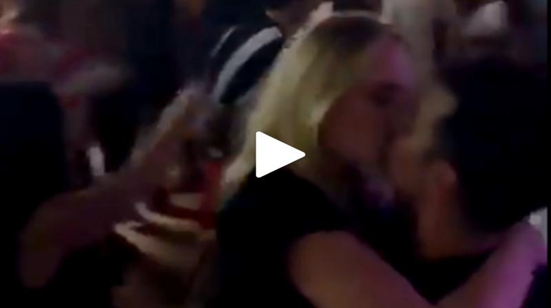 Video: Joe Jonas passionately kisses Sophie Turner amidst celebration with family