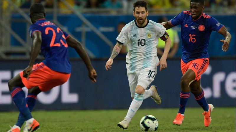 Messi \bitter\ as Colombia stun Argentina