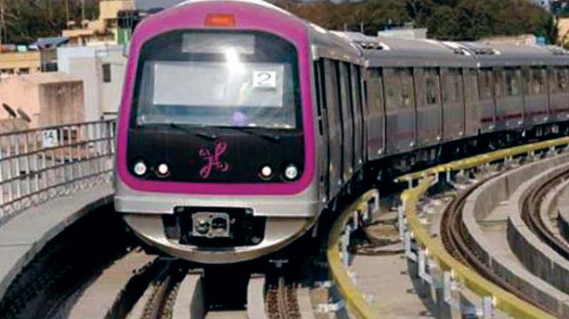 Woman jumps in front of metro train