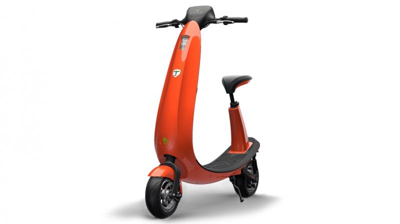 This futuristic OjO Commuter Scooter is priced around $2000.