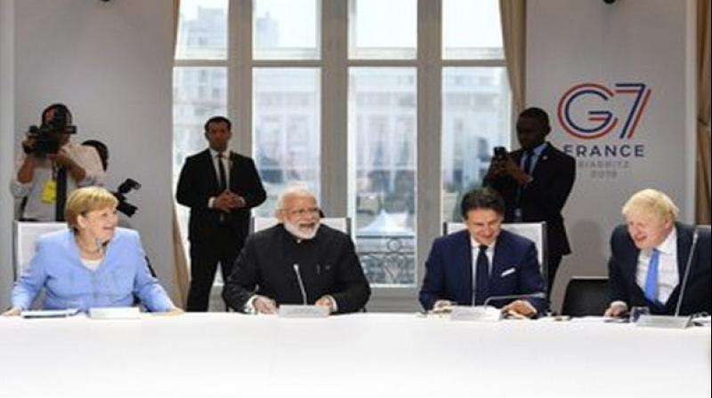 PM Modi highlights India\s efforts for sustainable future at G7 summit