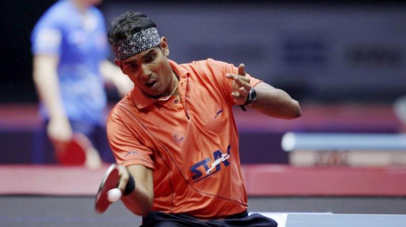 Sharath has his name on all the three gold medals India has won at the quadrennial competition and factoring in his recent form, he thinks he can add at least another two yellow metal to his overall kitty. (Photo: PTI)