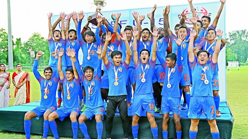 India lift SAFF U-15 title third time