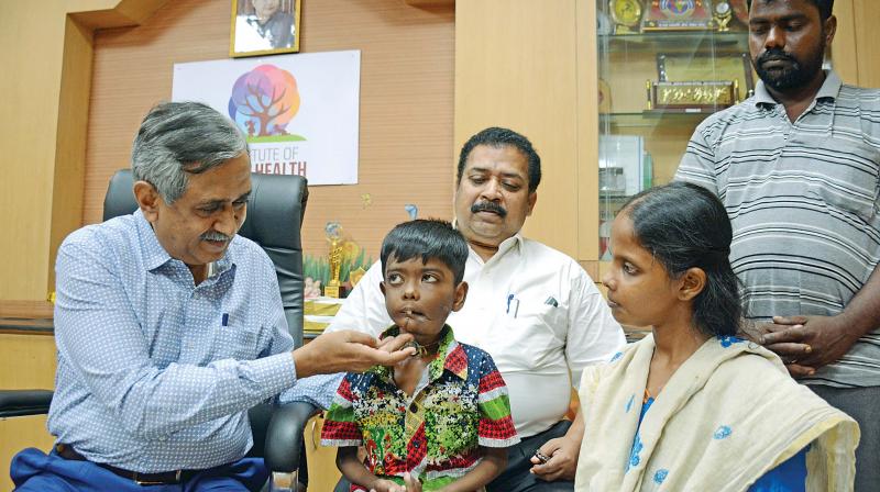 Chennai: In a first, docs remove tumour from jaw of boy