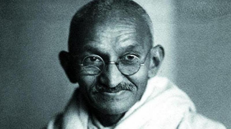 Mahatma Gandhi\s portrait defaced in MP\s Rewa