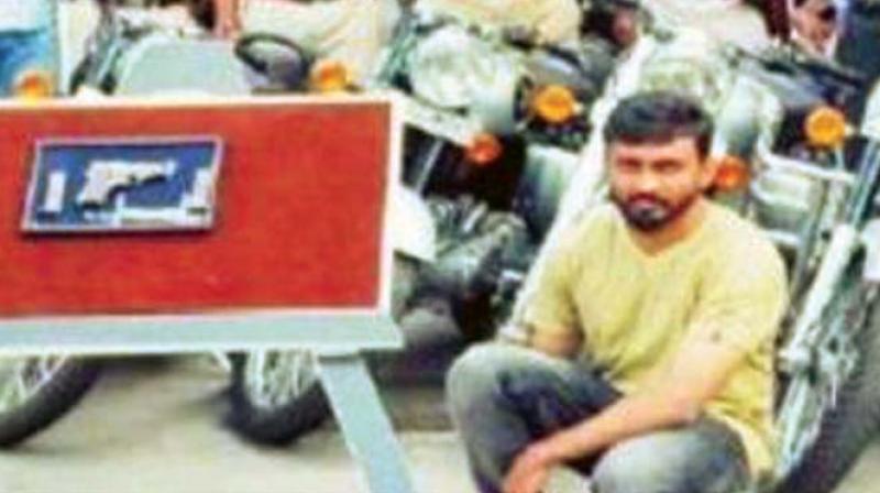 Sharath, 25 bought a country made pistol to commit suicide