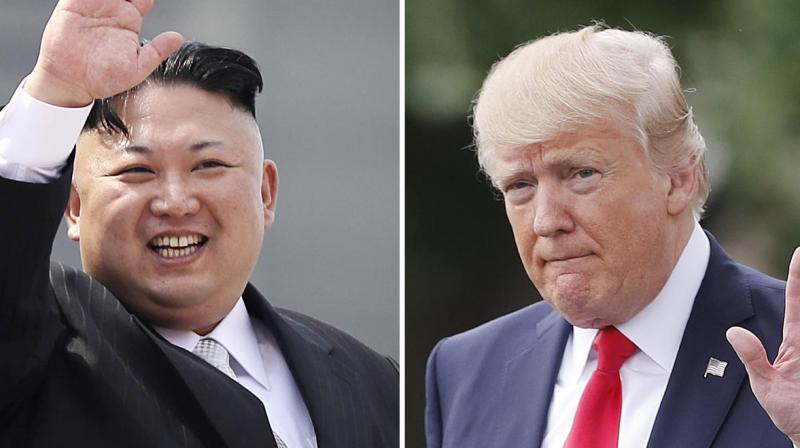 A meeting between US president Donald Trump (R) and North Korean leader Kim Jong Un would mark a dramatic breakthrough in efforts to resolve the tense standoff over North Koreas effort to develop a nuclear-tipped missile capable of hitting the US mainland. (Photo: AP)