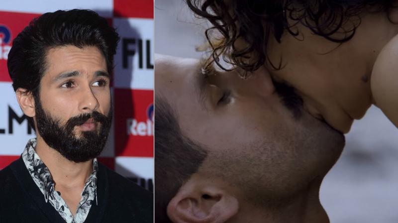 Shahid Kapoor has hilarious reaction to kissing Kangana Ranaut in \Rangoon\