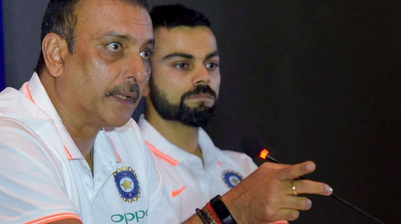 India cricket captain Virat Kohli and coach Ravi Shastris minds are clear in terms of where the team is heading, and the duo reflected upon their tour to England this summer and what lies in store in Australia. (Photo: PTI)
