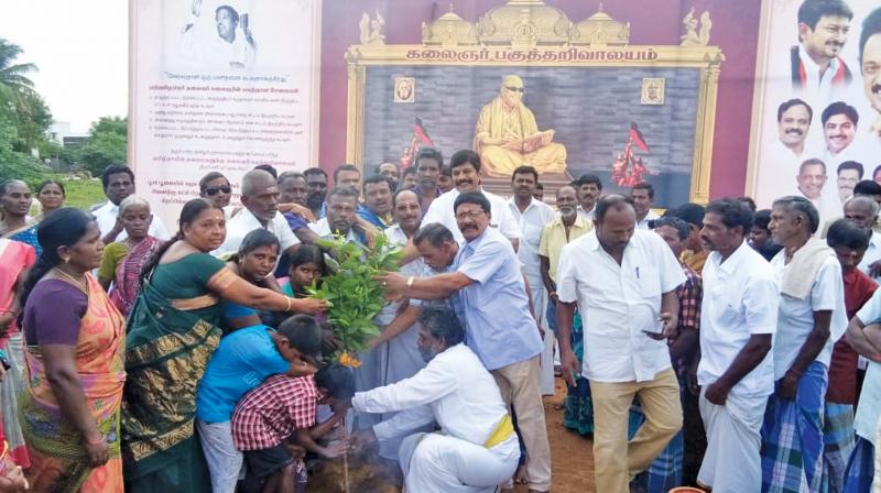 A temple for ex-CM Kalaignar in Tamil Nadu