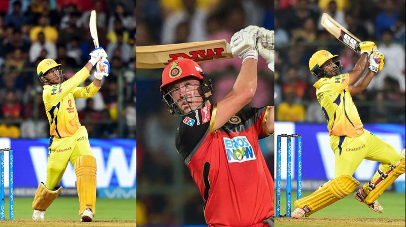 Royal Challengers Bangalore and Chennai Super Kings hit 33 sixes in all  17 for CSK  in the dramatic game, beating the 31 in one IPL game set by Chennai and Kolkata Knight Riders earlier this month, and Delhi Daredevils and Gujarat Lions in 2017. (Photo: PTI)