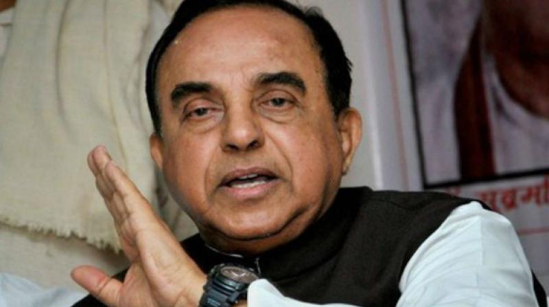 If the Muslims want a compromise, then they should build a mosque somewhere else, Swamy said. (Photo: PTI)