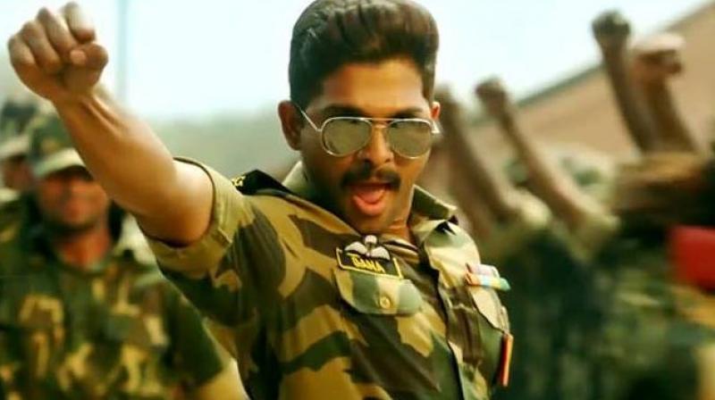 Image result for allu arjun army man