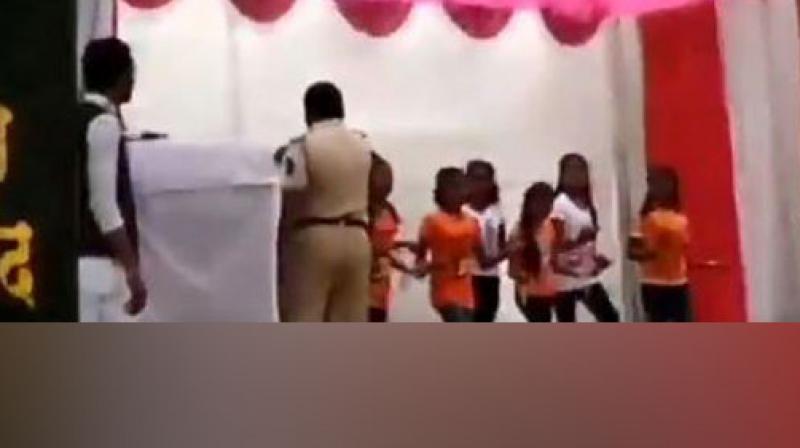 Pramod Walke, who was in an inebriated state, came under the radar of the authorities after his shameful act was caught on camera in a school situated in Nagpur. (Photo: ANI)