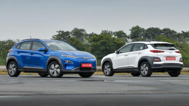Hyundai Kona Electric in detailed pictures