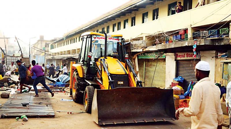 Bengaluru: 2,021 shops demolished at K.R. Market