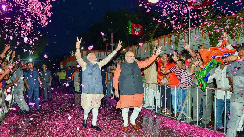 LS election results: Modi dedicates partyâ€™s massive victory to nationalism