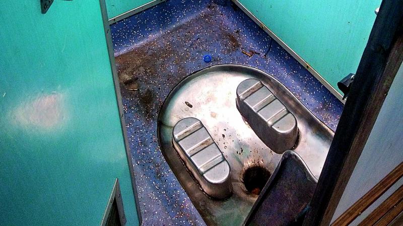 Nellore: Cleanliness ignored in Express MEMU train