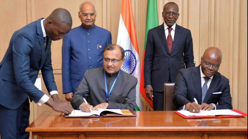 India, Benin sign 4 documents during President Kovind\s visit
