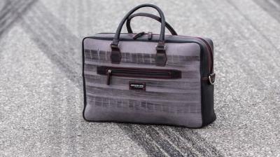 Neutral coloured fabric run over by the Mercedes model is used to create these bags with utmost finesse. (Photo: ANI)