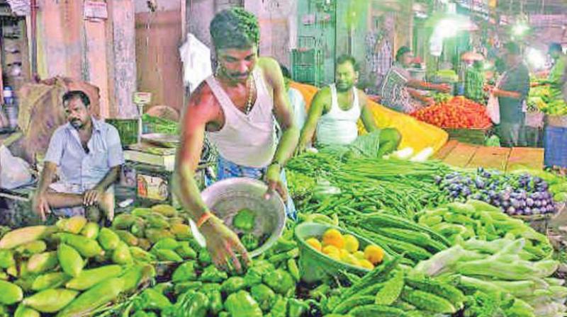 In just a week, the prices of vegetables have skyrocketed in Tirupati Rythu Bazar. (Representational image)