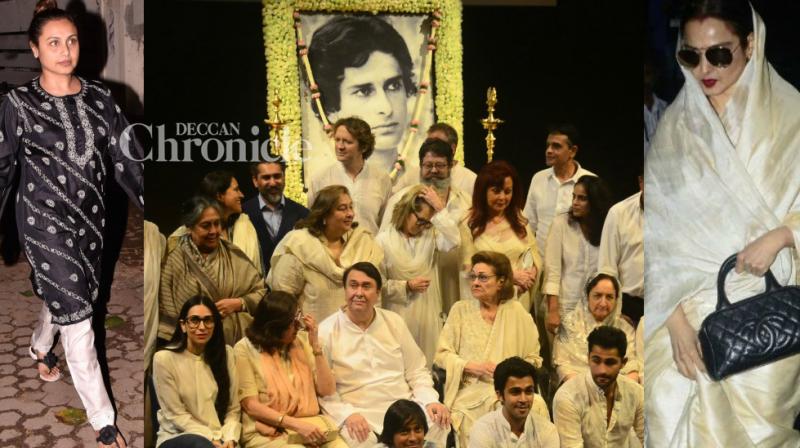 Rani, Rekha, Karisma, others attend prayer meet in honour of Shashi Kapoor