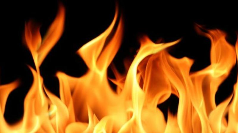 A fire broke out in the working womens hostel (Safe Hands Ladies Hostel) near Asilmetta Junction under III Town Police station limits in Vizag city at around 1.30 am on Saturday.