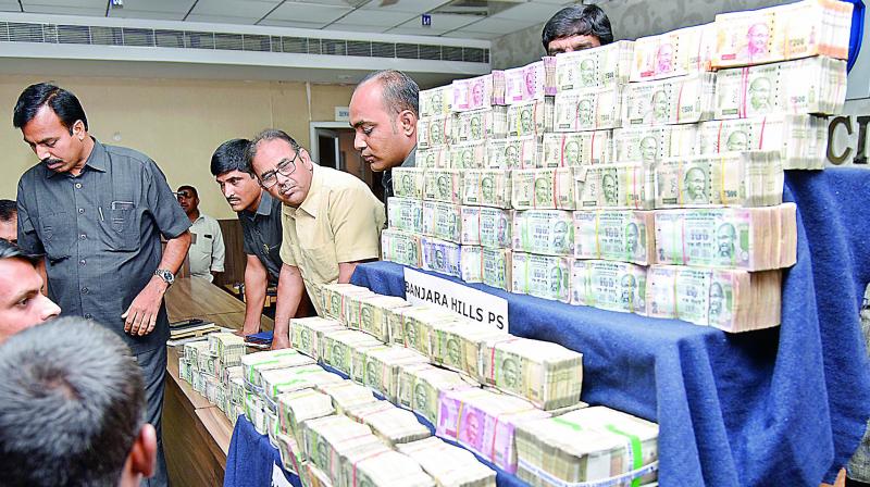 Hyderabad police seizes Rs 4.9 crore in two days