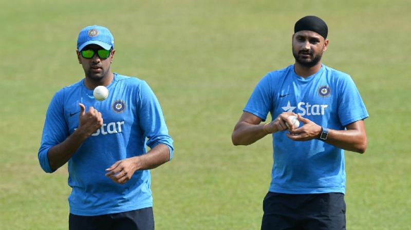 Harbhajan Singh and R Ashwin formed a formidable spin partnership during their playing days. (Photo: AFP)