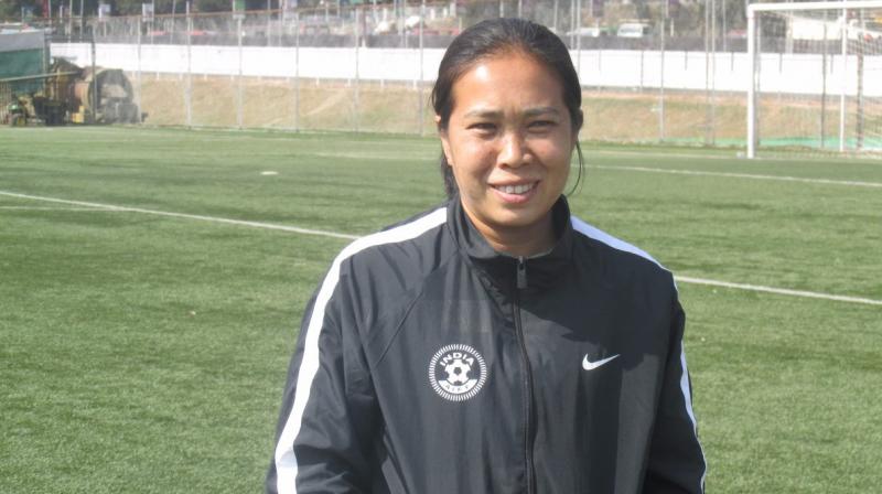 Bembem Devi, who once took back her retirement, eventually bowed out on a high after winning the SAF Games gold medal in Shillong in February 2015. (Photo: AIFF/Twitter)