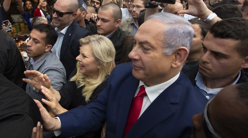 Netanyahu has also sought to portray himself as Israels essential statesman. (Photo:AFP)