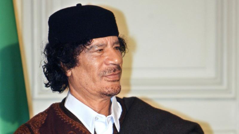 The former Libyan dictator, who was overthrown and killed in 2011, went on to purchase Italian club Perugia after the two parties failed to agree on a price. (Photo: AP)