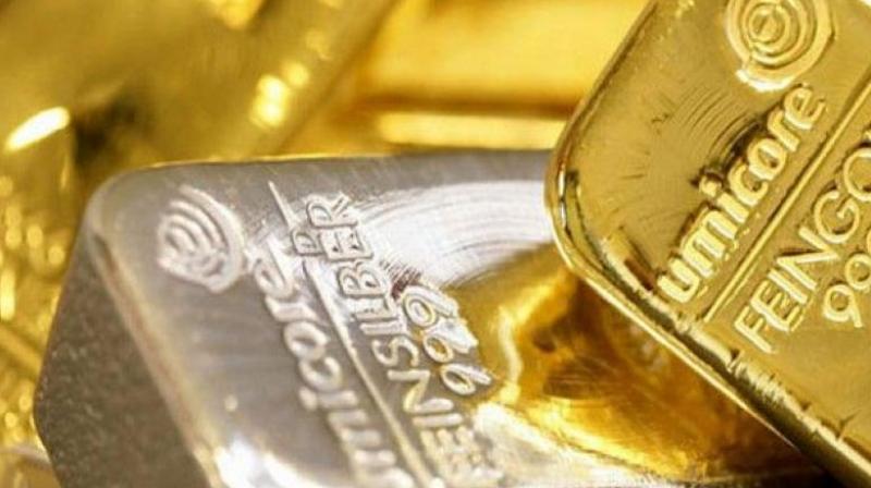 Globally, gold rose by 0.52 per cent to USD 1,274.70 an ounce and silver by 0.77 per cent to USD 17.73 an ounce in New York in yesterdays trade.