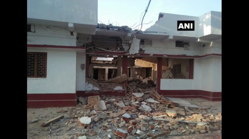BJP leader Anuj Kumar\s residence blown up by Naxals