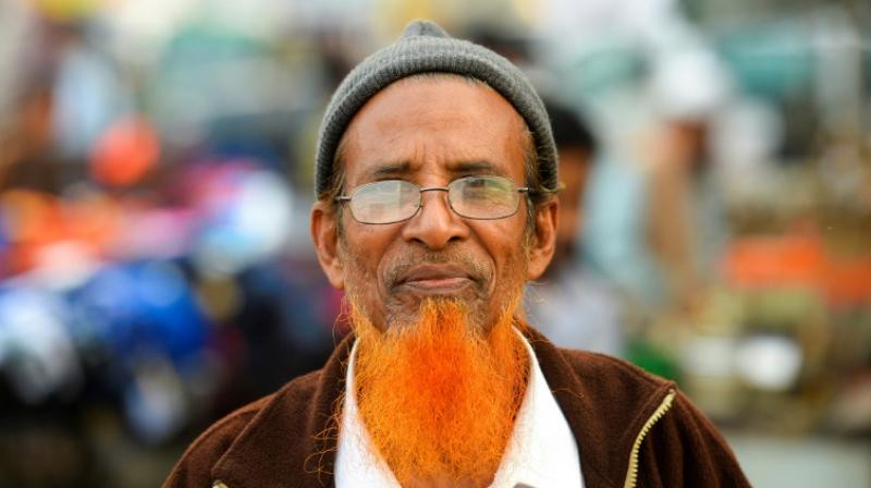 Orange beard trend takes over Bangladesh