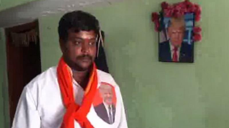 Donald Trump\s fan in Telangana observes fast for him every Friday
