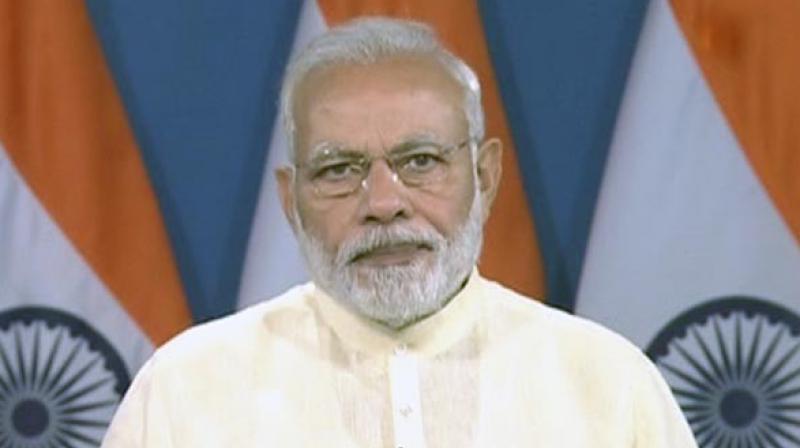 Prime Minister Narendra Modi said for providing good medical facilities to the poor and those residing in rural areas, more than 90 medical colleges have been opened and 15,000 MBBS seats increased. (Photo: ANI)