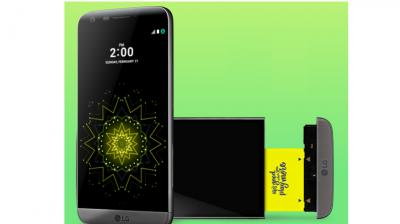 LG's G5 smartphone.