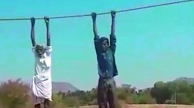 Anantapur: Protesting farmers hoisted on power transmission lines - Deccan Chronicle