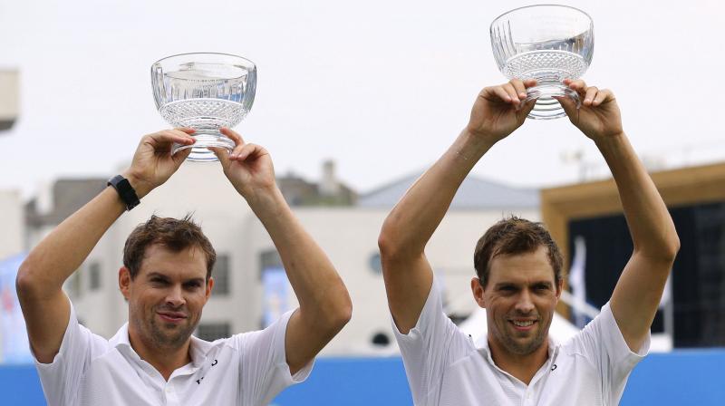 The Bryan brothers, who have won 16 Grand Slam doubles titles together, will meet Adrian Mannarino and Andreas Mies in the second round at Melbourne Park. (Photo: AP)