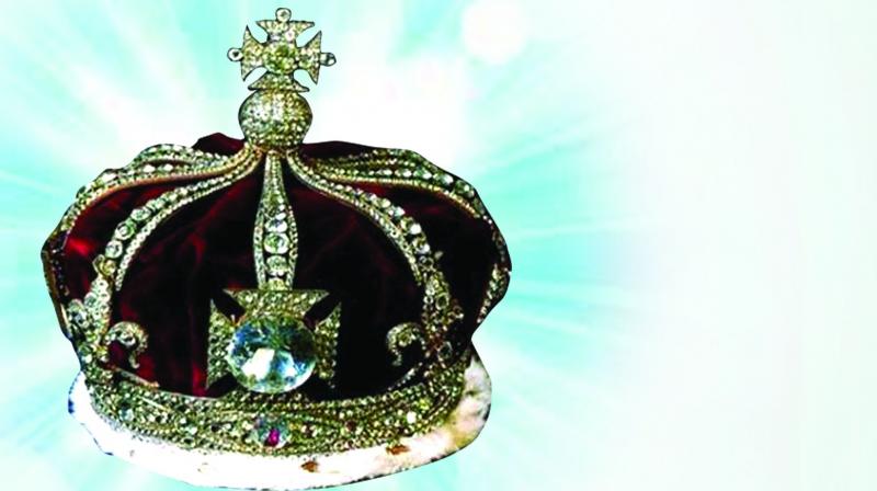 Kohinoor, which means Mountain of Light, is a large, colourless diamond that was found in Southern India in early 14th century.