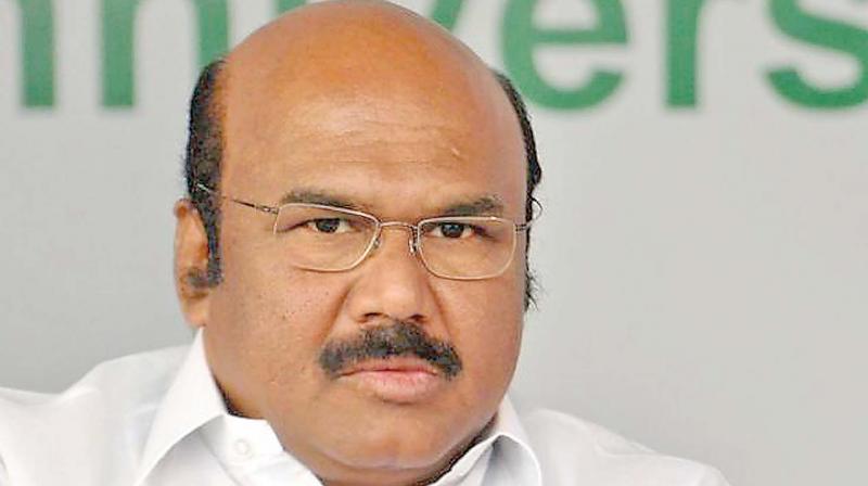 Tamil Nadu finance minister D. Jayakumar