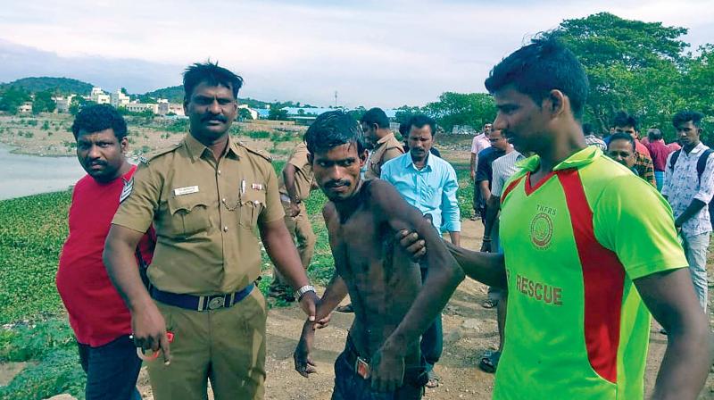 Chennai: Mentally ill man rescued from lake
