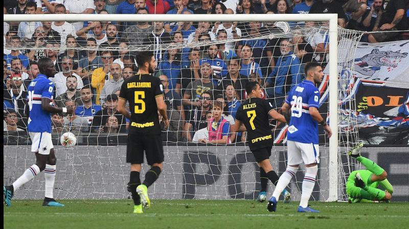 Serie A: Inter Milan crush Sampdoria 3-1